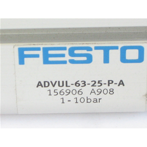 FESTO - CILINDRO PNEUMATICO, ADVUL-63-25-P-A COD. 156906, Ø63 CORSA 25MM