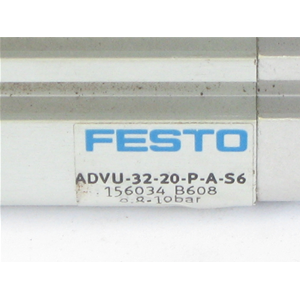 FESTO - CILINDRO COMPATTO, ADVU-32-20-P-A-S6 COD. 156034, Ø32 CORSA 20MM