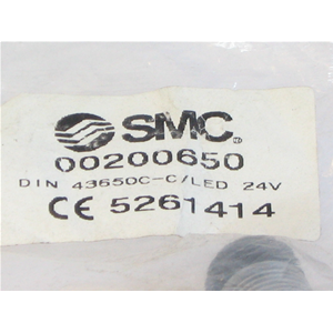 SMC - TESTINA PER ELETTROVALVOLA,  DIN 43650C-C/LED COD.00200650